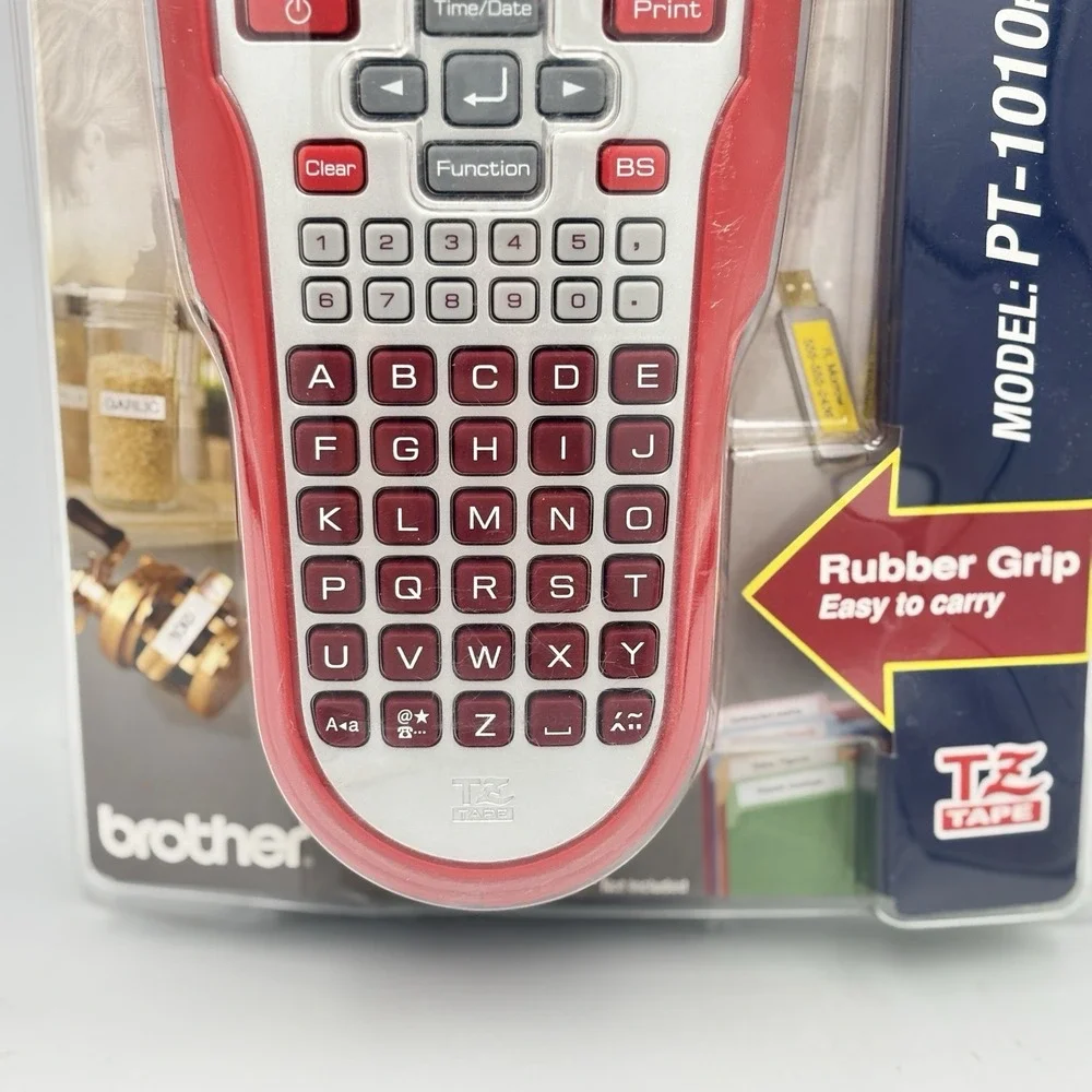 Brother Portable Labeler Label Maker Model PT-1010R Home Office
